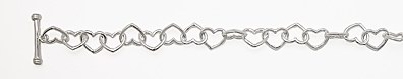 sterling silver toggle bracelet 14AI071