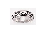 sterling silver spinner rings 45AT508