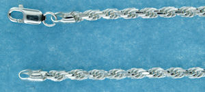 sterling silver rope chain