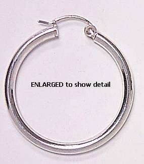 larger view of earring