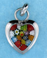sterling silver heart pendant 8ap530