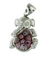 sterling silver elephant pendant 8AP943