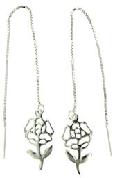 sterling silver threader earring A706-10089