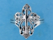 sterling silver cross ring A706-2205