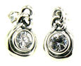 sterling silver celtic design earrings A767176
