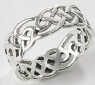 sterling silver Celtic ring A76733