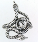 sterling silver snake ring style A776