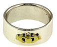 sterling silver claddagh rings A986-733