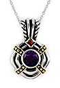 sterling silver amethyst necklace AAP011