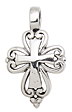 sterling silver cross pendant ABC1007