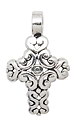 sterling silver cross pendant ABC1008