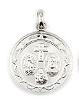 sterling silver religious medals #ABC1029