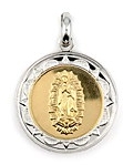 sterling silver religious medals #ABC1034