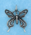 sterling silver butterfly necklace ABC514