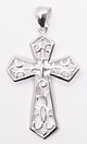 sterling silver cross pendant ABC612