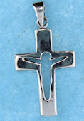 sterling silver cross pendant