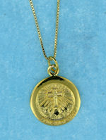 sterling silver religious confirmation necklace