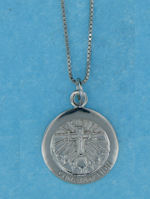 sterling silver religious confirmation necklace