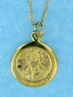 sterling silver religious confirmation necklace
