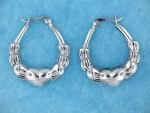 Model AEDC0002 Claddagh Earrings