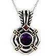 Amethyst Silver Necklaces