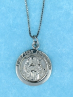 sterling silver religious communion necklace