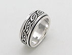 sterling silver spinner ring AR0021