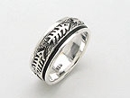 sterling silver spinner rings AR0032