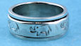 sterling silver spinner rings AR0087