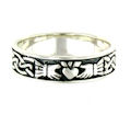 sterling silver claddagh rings AR767-85