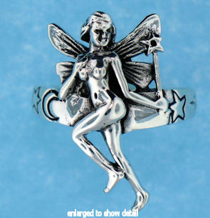 ARP0941 sterling silver fairy ring