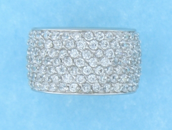 ARW639 cz band ring