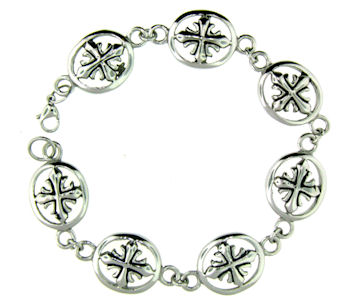 stainless steel skull bracelet BCJ2003