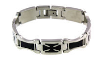 stainless steel skull bracelet BRJ0003