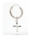 Silver Cross Earrings