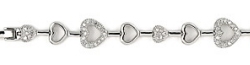 Silver Cubic Zirconia Bracelets