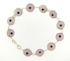 sterling silver evil eye bracelet EEB004