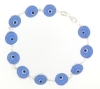 sterling silver evil eye bracelet EEB006