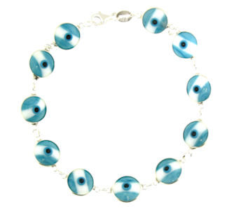 Evil Eye Bracelet EEB040 Greek Flag