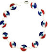 sterling silver evil eye bracelet EEB041