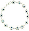 sterling silver evil eye bracelet EEB707