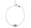 sterling silver evil eye bracelet EEBCZ5567