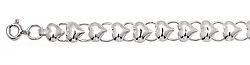 Silver Heart Bracelets