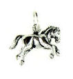 sterling silver horse necklace HNL7061102