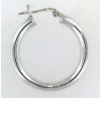 Silver Hoop Earrings