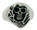 Stainless Steel skull ring KRJ005