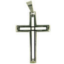 stainless steel cross pendant