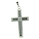 stainless steel cross pendant