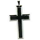 stainless steel cross pendant