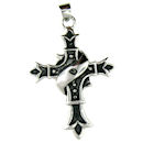 stainless steel cross pendant